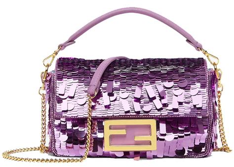 fendi mini sequin bag|fendi sequin mini baguette.